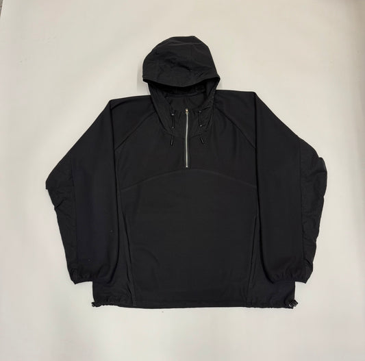 Dual Weave Mesh Pullover - Black