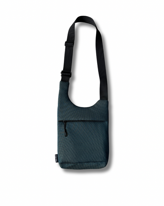 Dual Mesh Pouch - Navy/Yellow