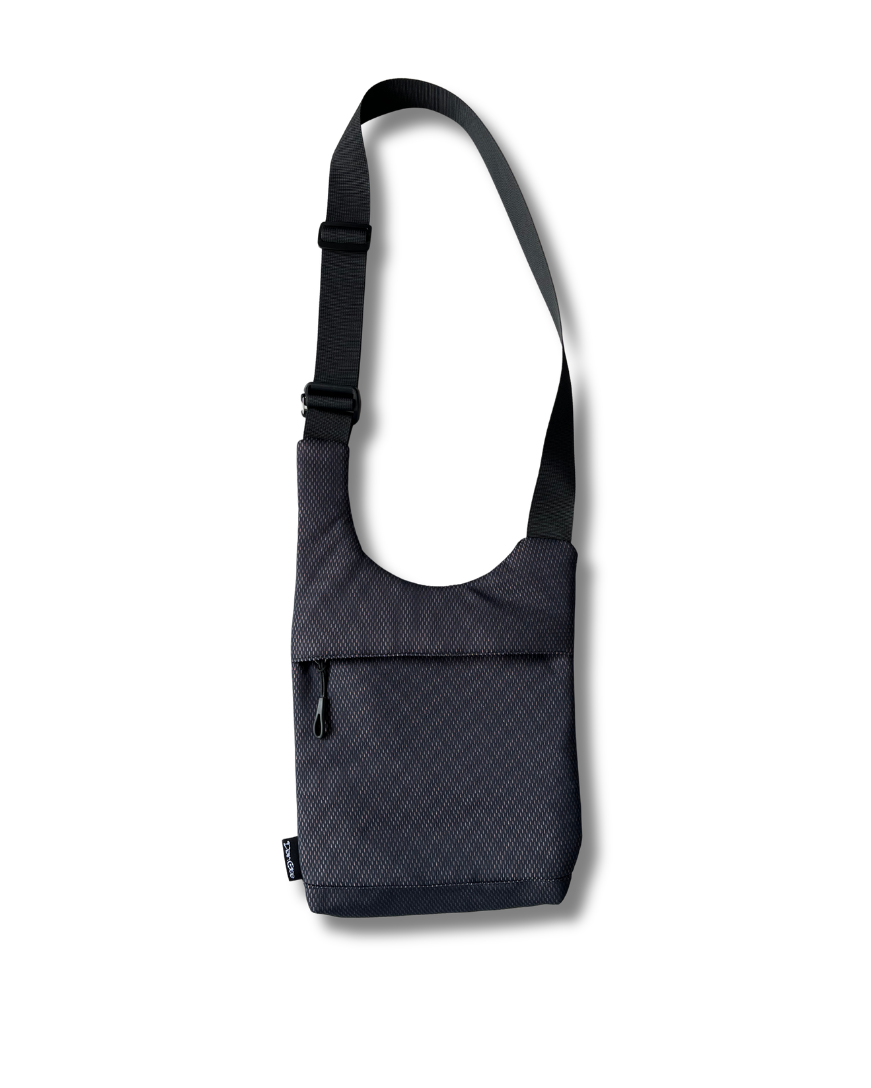 Dual Mesh Pouch - Black / Pink